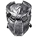 Produktbild OUTGEEK Alien vs Predator AVP Wolf Maske Airsoft Maske Cs Wargame Feld Vollkopf Maske mit Infrarot Lampe (Silber Schwarz)