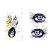 Produktbild F-blue Halloween Props Wundblut Temporary Tattoos Kinder Gefälschte Body Art Tattoo-Aufkleber Frauen-Hand Haut Tatoo 5pcs