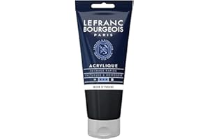 Lefranc Bourgeois Acrylique Fine Tube 80ml Noir D'Ivoire