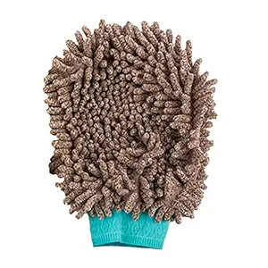 Autofy Multi-Purpose Microfibre Car Bike Motorbike Motorcycle Polishing Detailing Cleaning Gloves for All Cars and Bikes (Multicolour)