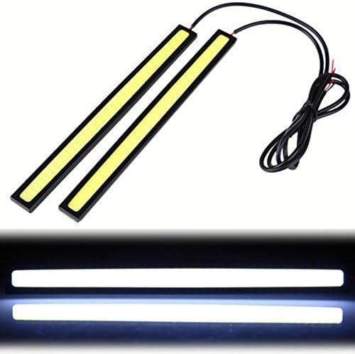 LyaAC DRL Daytime Running Lamp Bar Car LED Lights Super Bright COB White 12V RXD-01 (6PCS)