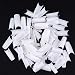 MAKARTT® 500pcs White Color Well Less Nail Tips Half Cover Acrylic UV Gel False Nails 10 Sizes for Nail Salons and DIY Nail Art at home (White)