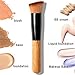 VALUE MAKERS Makeup Foundation Powder Brush - Professional Make Up Brush - Cosmetics Tools - Liquid Foundation Brush - Face Blush Powder Brush - Contour Blush Brush - Concealer Brush (style 1)