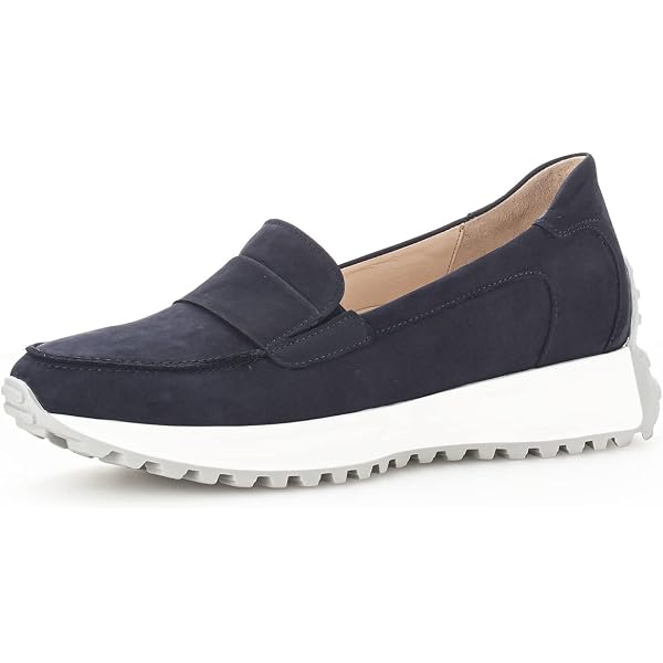 Mocassin Femme Gabor Confort - Cuir Souple Semelle Amovible 4.5cm - Chaussures Basses Décontractées
