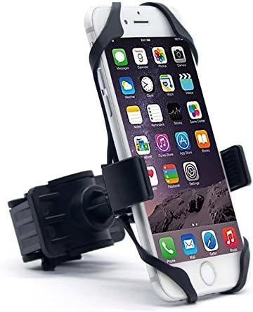 SUNSEATON Universal Bike Mount Holder with 360 Rotate for Smartphone GPS Other Devices - Black