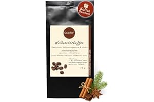 Kaffee mit Geschmack - "Weihnachtskaffee" 2025 - Röstkaffee mit Weihnachtsgewürzen & Schoko Geschmack - gemahlen - 75 g von Querfee