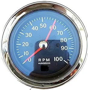 Willys Jeep MB GPW CJ FD Speedometer 100MPH in Chrome bezel in Black face Product Name