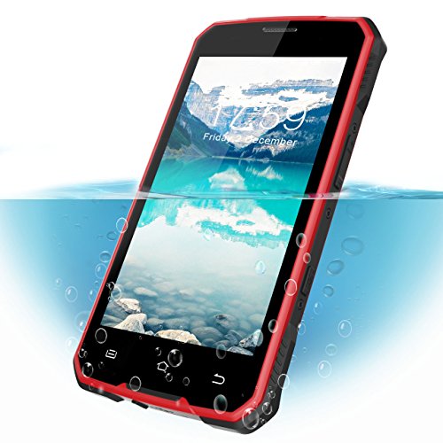 Jesy J7 4G LTE Teléfono Móvil Walkie-talkie 4.7 pulgadas Android 6.0 Outdoor Smartphone Octa-Core NFC IP68 Impermeable 1080P 13MP+5MP Cámara 3GB RAM+32GB ROM Infrarrojo SOS - Rojo