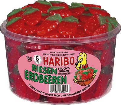 HARIBO Riesen Erdbeeren (150 Stück)