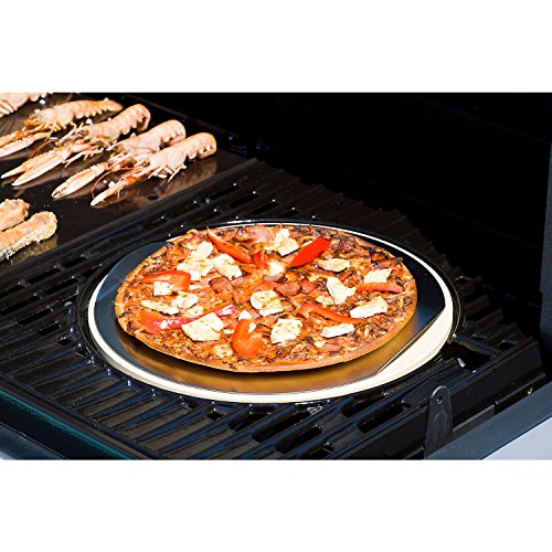 Campingaz Pizzastein für das Culinary Modular System mit Schneidrad, Edelstahltablett zum einfachen Aufbringen des Gargutes, Ø 30 cm, Gewicht 1,56 kg - 5