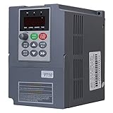 Tamaño: 145 * 133 * 97m DyNamic 1.5 Kw 220V AC 7A Monofásico Inversor De Frecuencia Variable De Uso General Gris