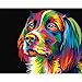 Produktbild ADVLOOK DIY Diamant Malerei Kindermotive 5D Colorful Dog Head Animal Bilder Vierkantbohrer Kristall Strass Mosaik. Entdecken Sie Kreativität Und Problemlösung Rahmenlos 40X50Cm