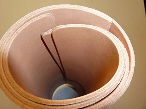 Lederstück "natur", Rindleder, > A3 ca. 48,8 x 32,0 cm, pflanzlich gegerbt, ca. 2,5 mm (> A 3)