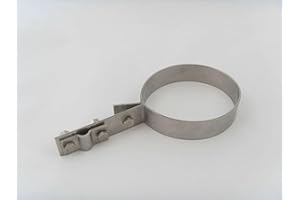 ELEKTRO SOFTMARKT Rohrschelle Regenrohrschellen Dachrinnenklemme Edelstahl V2A Ø60 - Ø120 - Auswahl (Ø x L = 100x90)