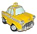 Produktbild XL Spardose Auto Taxi - stabile Sparbüchse aus Kunstharz - Fahrzeug Sparschwein lustig witzig New York NYC yellow Cab - Reisekasse Urlaub Reisen