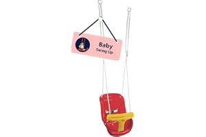 HUDORA Babygunga hög – gunga – babyswing – gungstol för små barn – röd, 72112