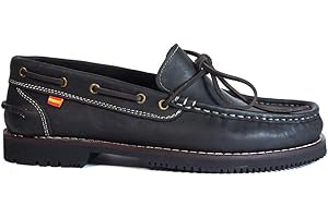 La Valenciana Zapatos para Hombre Fabricados en Piel Apache Olivenza Azul