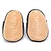 Dotty Fish Soft Leather Baby Shoes With Non Slip Suede Soles. Toddler Shoes. Plain Navy Shoe. Smart Design. Boys and Girls. 12-18 Months