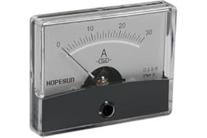 VELLEMAN AMPEREMETRE ANALOGIQUE DE Tableau 30A CC / 60 x 47mm
