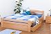 Produktbild Doppelbett / Stauraumbett "Easy Möbel" K4 inkl. 2 Schubladen und 1 Abdeckblende, 160 x 200 cm Buche Vollholz massiv Natur