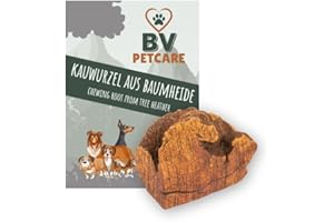 BV Petcare® Tree Heather Korzeń do żucia dla psów | przekąska do żucia | Zabawki i trening mięśni żucia dla psów (M)