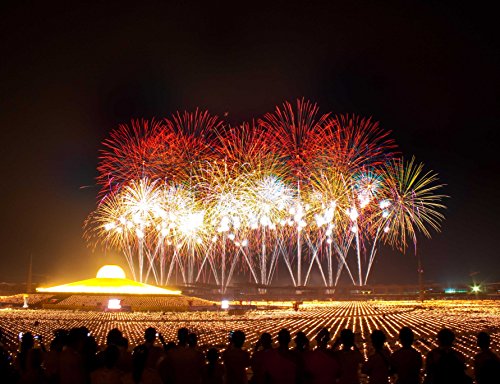 hansepuzzle 51659 Hintergründe - Feuerwerk, 1000 Teile in hochwertiger Kartonbox, Puzzle-Teile in wiederverschliessbarem Beutel