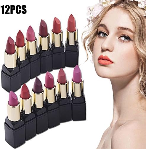 Long Lasting Lipsticks Set Waterproof Long Lasting Moisturizing Lip Gloss Waterproof Long Lasting Matte Lipstick