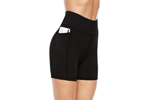 JOYSPELS Damen Radlerhose Kurze Hose Leggings Sporthose Kurz High Waist Laufhose