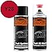 Produktbild TRISTARcolor Autolack 2K Spraydosen Set Fuji/Subaru Y28 Antares Red Basislack 2 Komponenten Klarlack Sprühdose