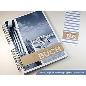 Tagebuch DIN A5 für Lieblingstage handmade