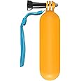 Action Pro Floating Bobber Hand Grip Handle Monopod Screw with Strap Compatible with All GoPro Hero 13 12 11 10 9 8 7 6 5 4 3+ 3 SJCAM Yi Eken 4k Action Camera (Yellow)