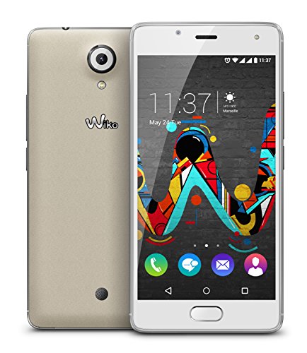 Wiko U Feel Smartphone d  bloqu   4G  Ecran  5 Pouces - 16 Go - Double SIM - Android  Creamy