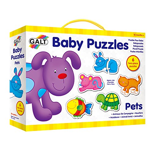 Galt Toys Puzles Infantiles-Animalitos, Multicolor (1003034)