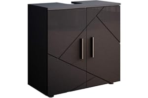 Vicco Mueble bajo Lavabo Irma, Antracita Alto Brillo, 60 x 59 cm