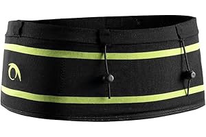 Lurbel Loop EVO III, cinturón portadorsales, cinturón de Trail, cinturón portabastones, Ajuste óptimo. Unisex, Talla M, Pistacho