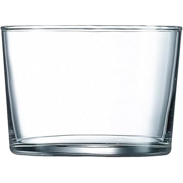 Set van 4 Vintage Gekleurde Drinkglazen met Reliëfpatroon