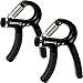 Produktbild Hand Trainingsgerät, MMHDZ Arm, Handgelenk, Finger, Muskel, Handrehabilitation, Krafttraining Verstellbarer Handgelenksbereich 10-40 kg - Schwarz (2 Stäbchen)