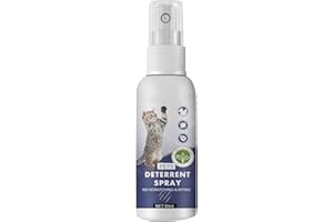 GNAUMORE Anti-Scratch Cat Spray for Scratching,Natural Cat Deterrent Spray,Cat Deterrent Spray Indoor,Cat Scratch Repellent Spray,Cat Repellent Spray Indoor,Indoor & Outdoor Training Safe Cat Spray,50ml