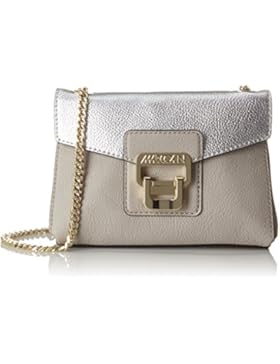 Marc Cain Damen Jb Ti.28 L20 Schultertasche, Braun (Simply Taupe), 7x12x17 cm