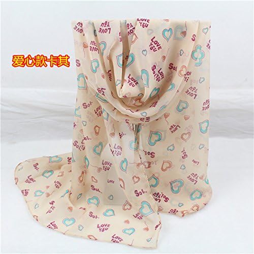 Ding Decoration Silk Scarf Chiffon Woman Long Shawl Dual-Use Wild (60 * 160Cm),Love Money Card