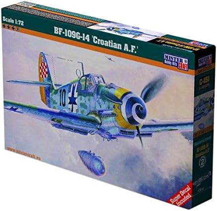 MisterCraft MCC151 1:72 Scale Me BF-109G-14 Croatian Air Force Plastic Model