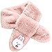 Produktbild Shanyaid 2019 Kinder Baby Winter Schal Winter Warm Pelzigen Niedlichen Häschenschal Schals Kreuz Krawatte Kragen Hals Wickeln Jungen mädchen Vier Farben (Color : Pink)