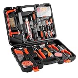 ✔ COMPREHENSIVE HAUSHALT TOOL SET: Einschließlich der am meisten erreichten Tools für die Konstruktion, Reparatur oder Wartung von Präzisionselektronik-Testprojekten und Hardware-Upgrades. Allen gebräuchlichen Schlitz- und Kreuzschlitzgrößen, inklusive Präzisionsschraubenzieher für kleine Schrauben.