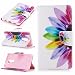 Produktbild LEMORRY Huawei Honor 6X Hülle Tasche Ledertasche Flip Beutel Haut Slim Bumper Schutz Magnetisch Schließung Stehening Soft SchutzHülle Weich Silikon Cover Schale für Huawei Honor 6X, Bunte Blumen