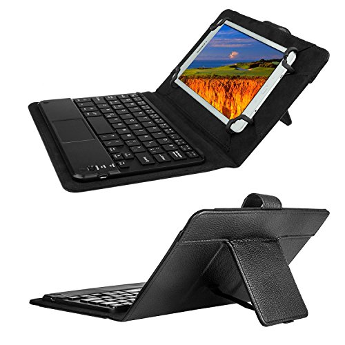 JETech Bluetooth Drahtlose Tastatur Lederner Smart Hülle mit Touchpad für 7 Zoll und 8 Zoll Tablet-PC, einschließlich Samsung Galaxy Tab 3, Tab 4, Tab A, Tab S2 7.0 8.0 und mehr - 5