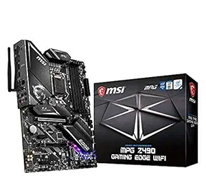 MSI MPG Z490 Gaming Edge WiFi Motherboard (ATX, 10th Gen Intel Core, LGA 1200, DDR4, 2X M.2, USB 3.2, Wi-Fi 6, RGB)