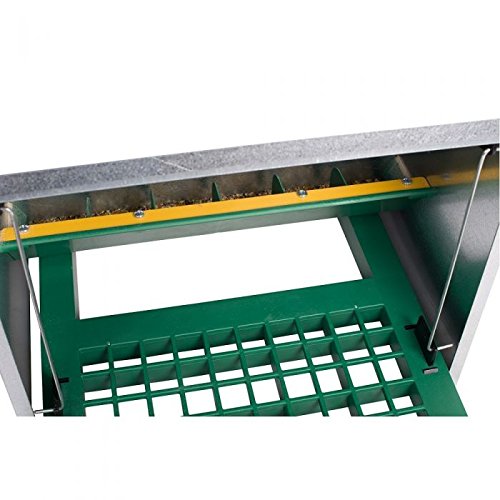 20 Kg Futtertrog,Feedomatic,Geflügeltrog,Futterautomat,Hühnertrog,Fresstrog,Geflügelfutterautomat,Futterspender,Fressnapf,Fressschale,Küken,Hühner,Kükenheim,Kükenstall - 3