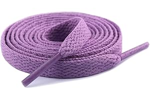 HQ-CLOUD Lacets Chaussures de Sport Plats et Larges 120 x 0.8 cm - Couleur Au choix