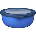 Mepal Multi Bowl Cirqula Rotonda 1250 Ml – Contenitore Ermetico In Plastica Con Coperchio – Adatto A Microonde, Frigo E Congelatore, Vivid Mauve