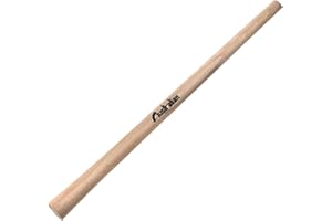 Milo srl Manico di Ricambio in Legno di Faggio per Piccone e Mazza con Testa Ovale 90 Cm